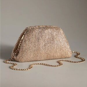Elegant Gold Chain Clutch